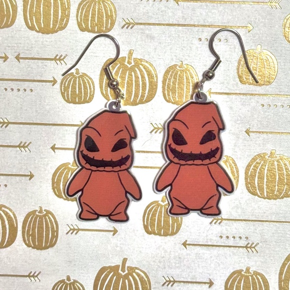 Oogie Boogie Earrings, Nightmare Before Christmas - Picture 1 of 3
